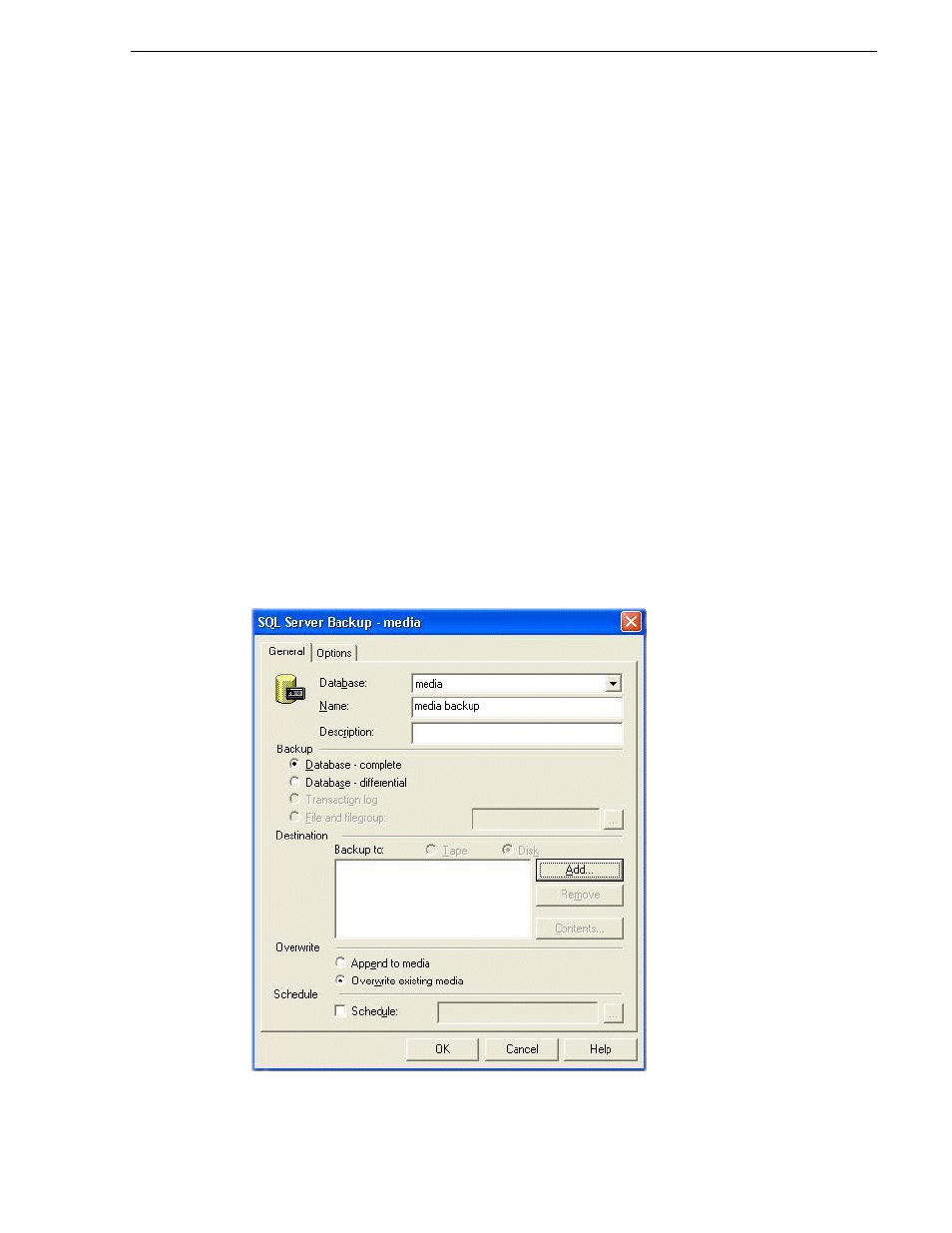 Determining your sql server database version, Back up sql server 2000 database | Grass Valley K2 Storage System Instruction Manual v.3.3 User Manual | Page 527 / 574