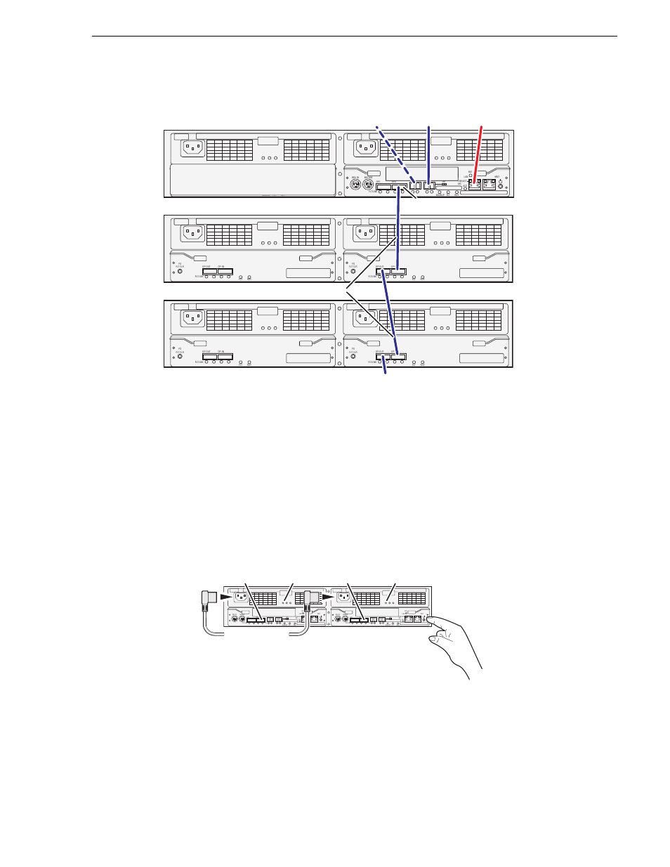 Power on the l20 raid chassis, Setting up the l20 raid chassis, Primary expansion 1 expansion 2 | Sas cables | Grass Valley K2 Storage System Instruction Manual v.3.2 Nov.18 2008 User Manual | Page 143 / 524