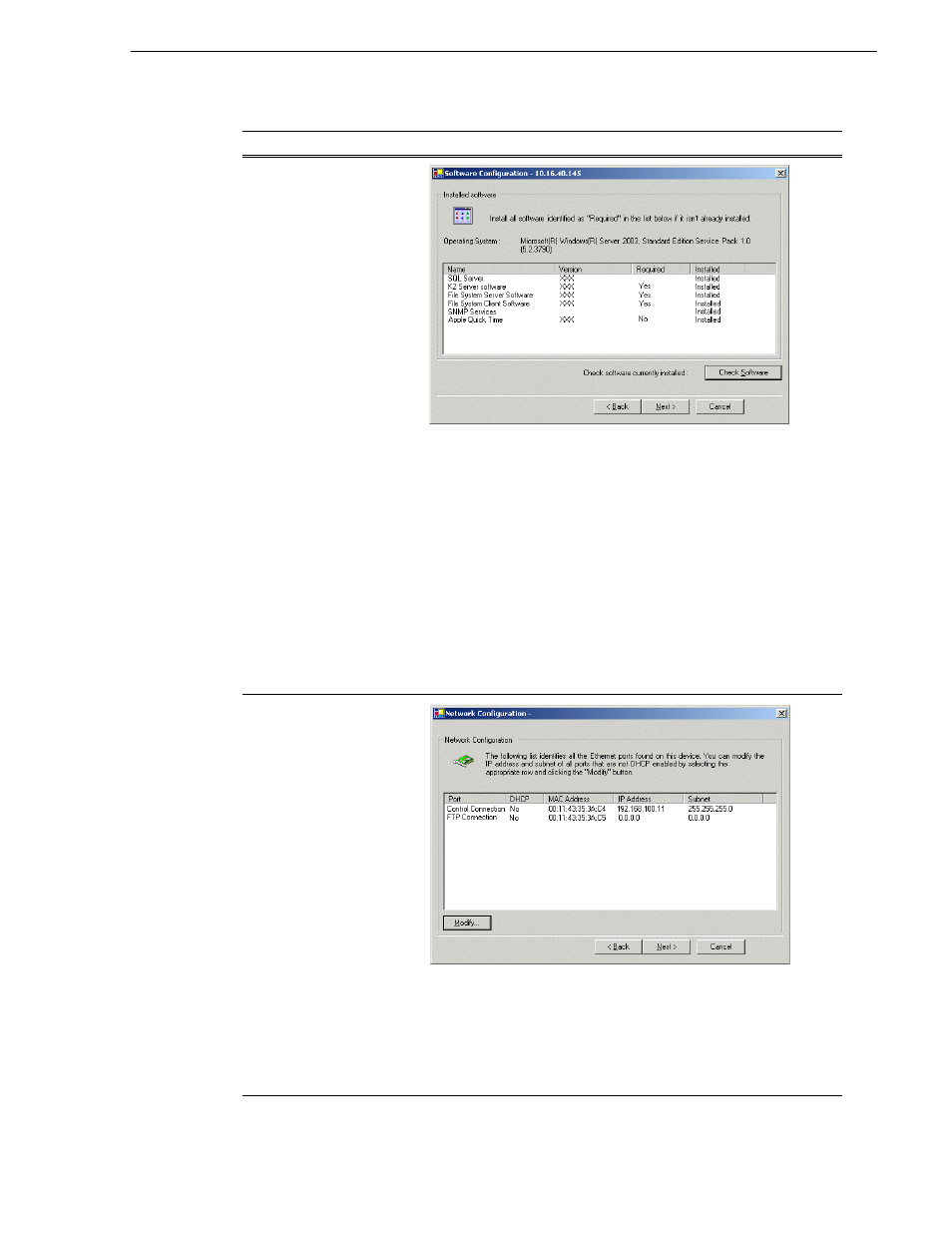 Configuring the nh server - part 1 | Grass Valley K2 Storage System Instruction Manual v.3.2 Nov.18 2008 User Manual | Page 375 / 524