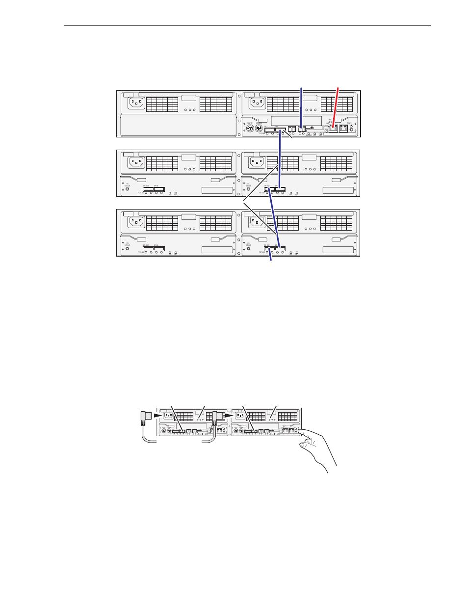 Power on the l10 raid chassis, Setting up the l10 raid chassis, Primary expansion 1 expansion 2 | Sas cables | Grass Valley K2 Storage System Instruction Manual v.3.2 Nov.18 2008 User Manual | Page 43 / 524