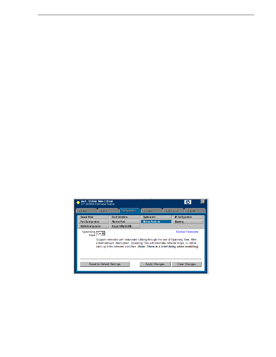 Enable spanning tree | Grass Valley K2 Storage System Instruction Manual v.3.2 Nov.18 2008 User Manual | Page 513 / 524