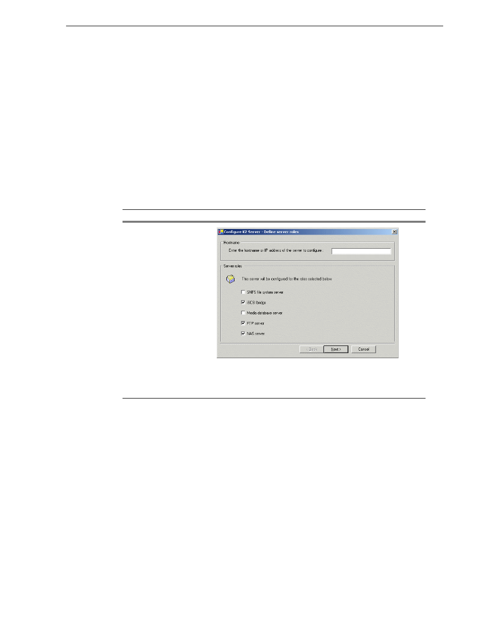 Configuring server 2 | Grass Valley K2 Storage System Instruction Manual v.3.2 Sep.24 2007 User Manual | Page 169 / 764