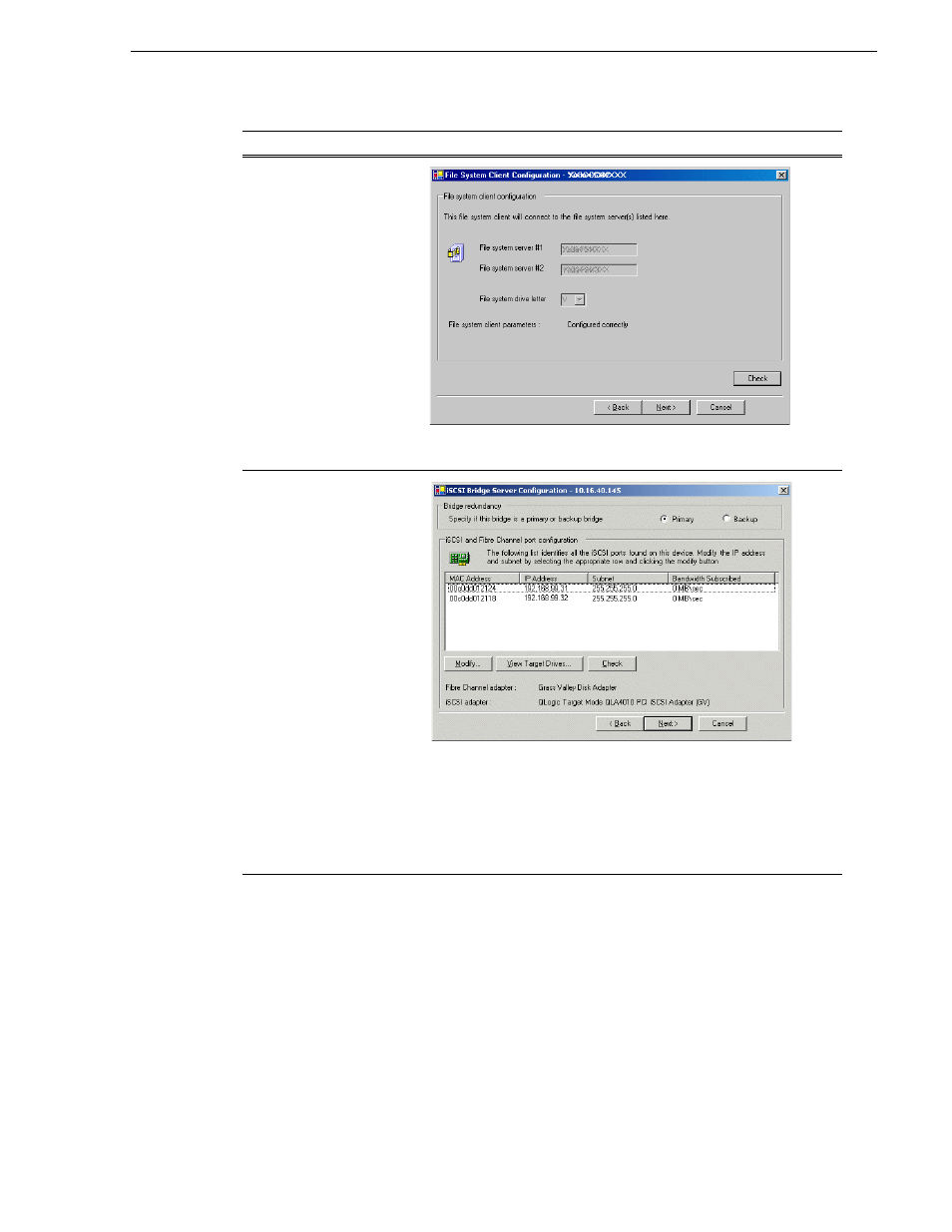Configuring server 2a | Grass Valley K2 Storage System Instruction Manual v.3.2 Sep.24 2007 User Manual | Page 227 / 764