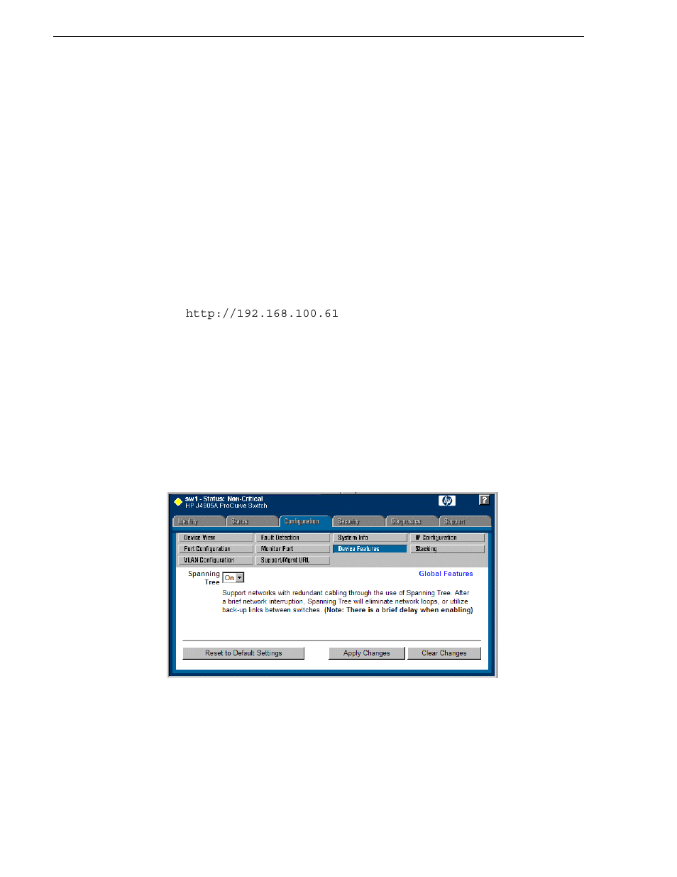 Configuring the gige switch via the web interface | Grass Valley K2 Storage System Instruction Manual v.3.2 Sep.24 2007 User Manual | Page 612 / 764