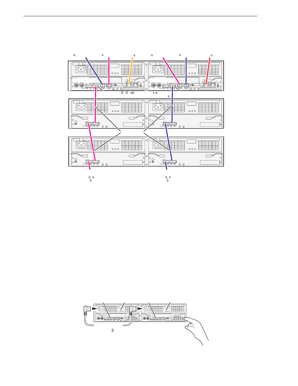 Power on the nearline 10 raid chassis, Nl10r system, Primary expansion 1 expansion 2 | Dp0 controller 1 controller 0, Sas cables | Grass Valley K2 Storage System Instruction Manual v.3.2 Sep.24 2007 User Manual | Page 620 / 764