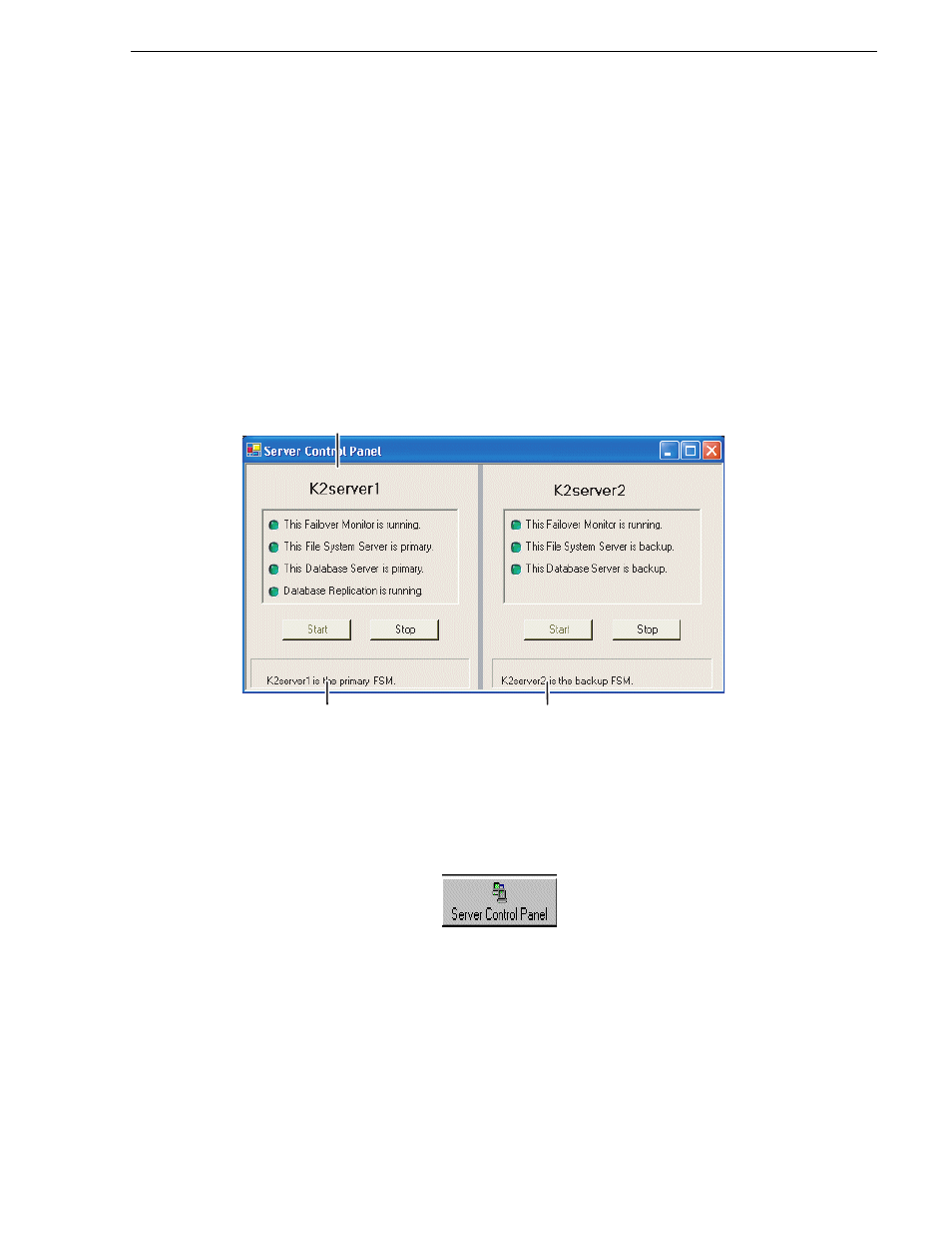Server control panel, Storage utility, Server control panel storage utility | Grass Valley K2 Storage System Instruction Manual v.3.2 Sep.24 2007 User Manual | Page 663 / 764