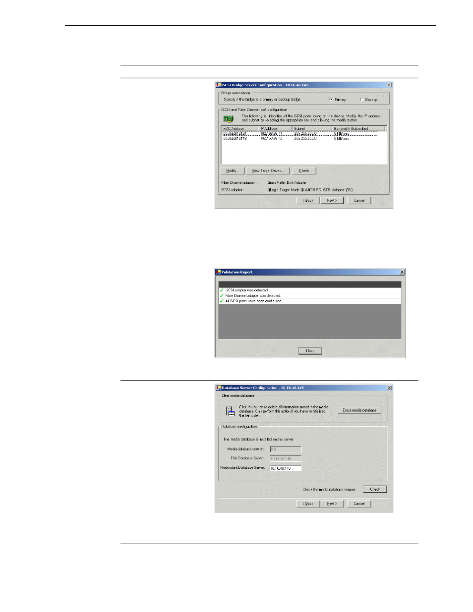 Configuring the server 1a - part 2 | Grass Valley K2 Storage System Instruction Manual v.3.2 Aug.01 2007 User Manual | Page 215 / 394