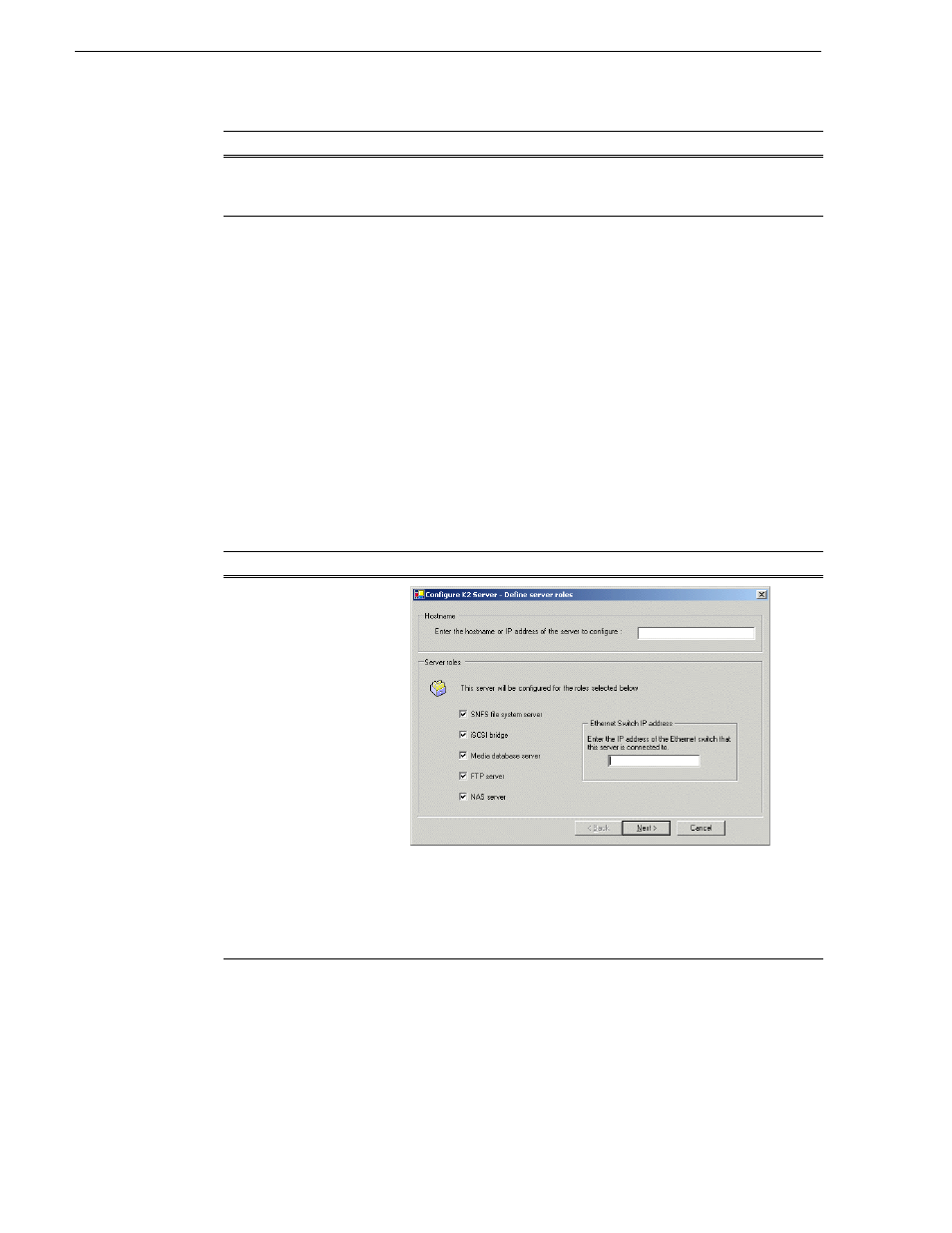 Configuring the redundant media server | Grass Valley K2 Storage System Instruction Manual v.3.1 User Manual | Page 136 / 382