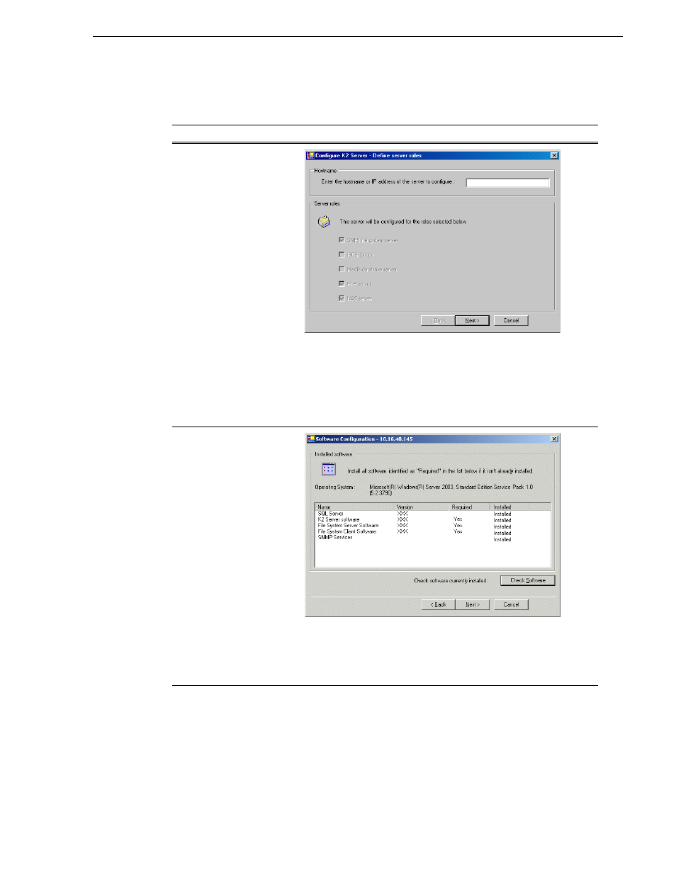 Configuring the media server - part 1 | Grass Valley K2 Storage System Instruction Manual v.3.1 User Manual | Page 279 / 382