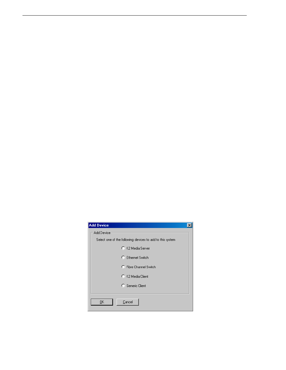 Adding devices to a k2 storage system, Adding an iscsi client | Grass Valley K2 Storage System Instruction Manual v.3.1 User Manual | Page 338 / 382
