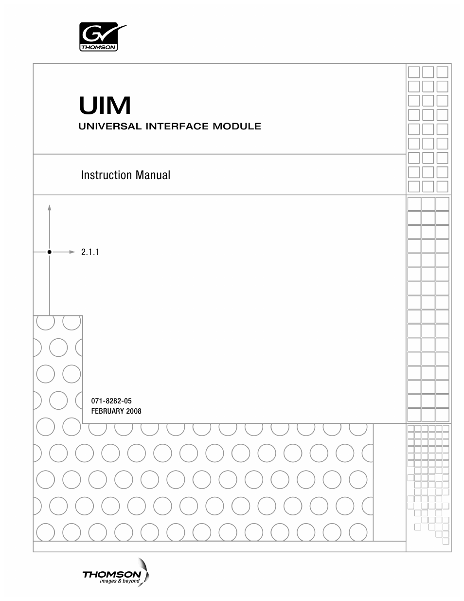 Grass Valley UIM v.2.1.1 User Manual | 166 pages