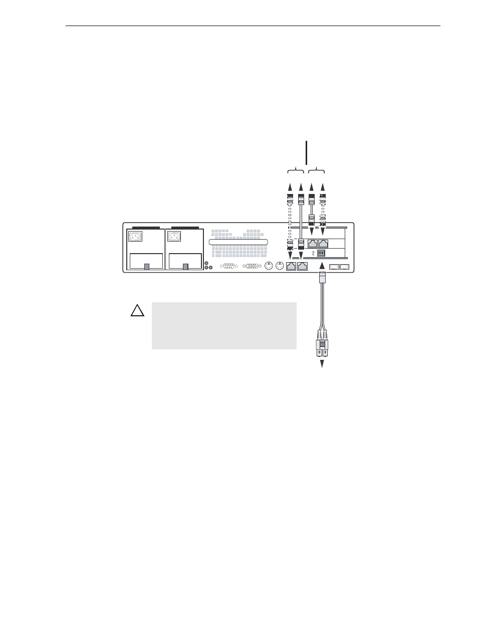 Connect uim-san-geip network cables dell 2850, Connect uim-san-geip network cables, Dell 2850 | Grass Valley UIM v.2.1.1 User Manual | Page 65 / 166