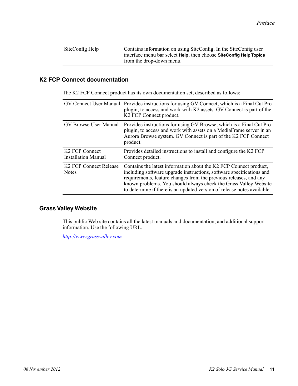 Grass Valley K2 Solo 3G Client Service Manual v.9.0 User Manual | Page 11 / 112