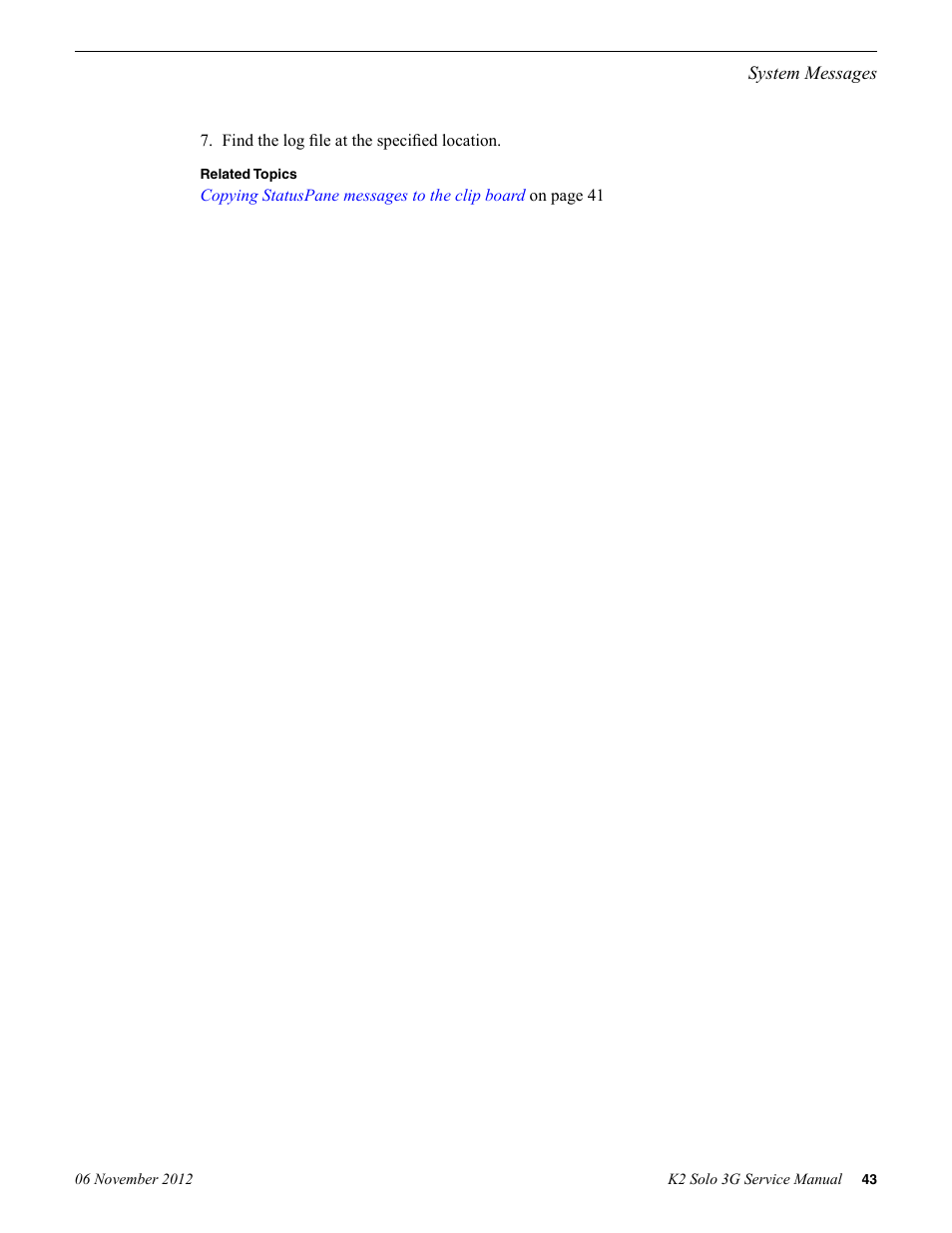 Grass Valley K2 Solo 3G Client Service Manual v.9.0 User Manual | Page 43 / 112