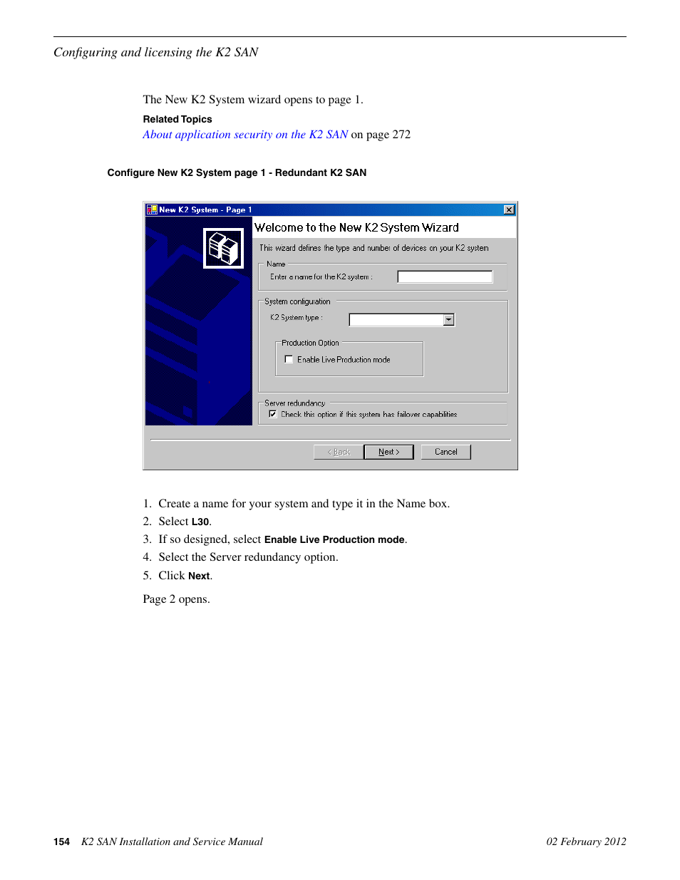 Grass Valley K2 (Summit 3G) 10Gv2 Storage Area Network Installation v.8.1 User Manual | Page 154 / 366