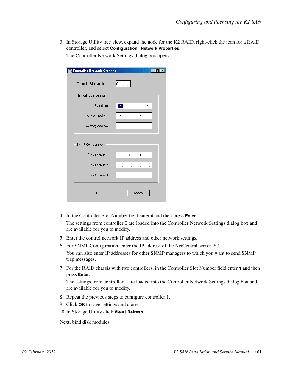 Grass Valley K2 (Summit 3G) 10Gv2 Storage Area Network Installation v.8.1 User Manual | Page 161 / 366