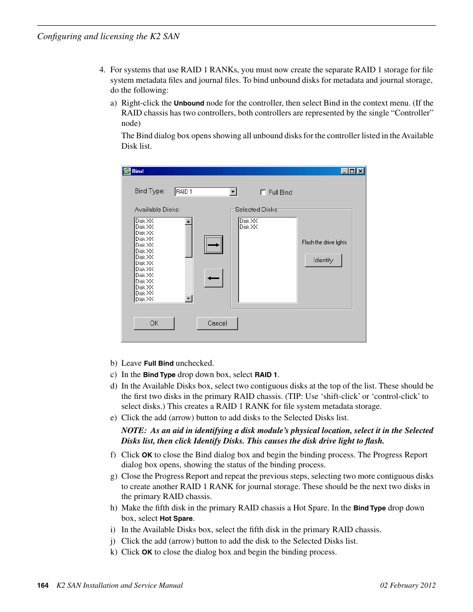 Grass Valley K2 (Summit 3G) 10Gv2 Storage Area Network Installation v.8.1 User Manual | Page 164 / 366