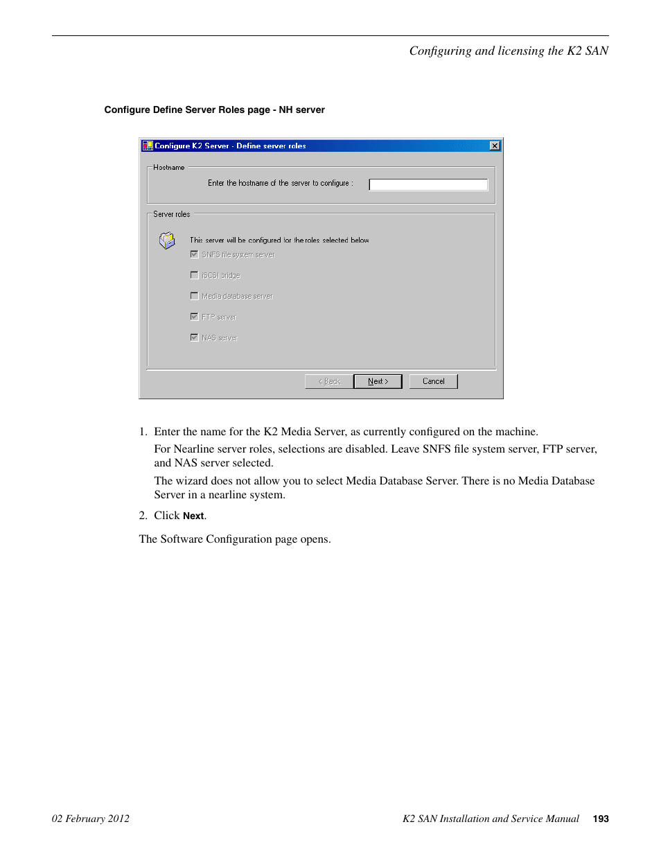 Grass Valley K2 (Summit 3G) 10Gv2 Storage Area Network Installation v.8.1 User Manual | Page 193 / 366