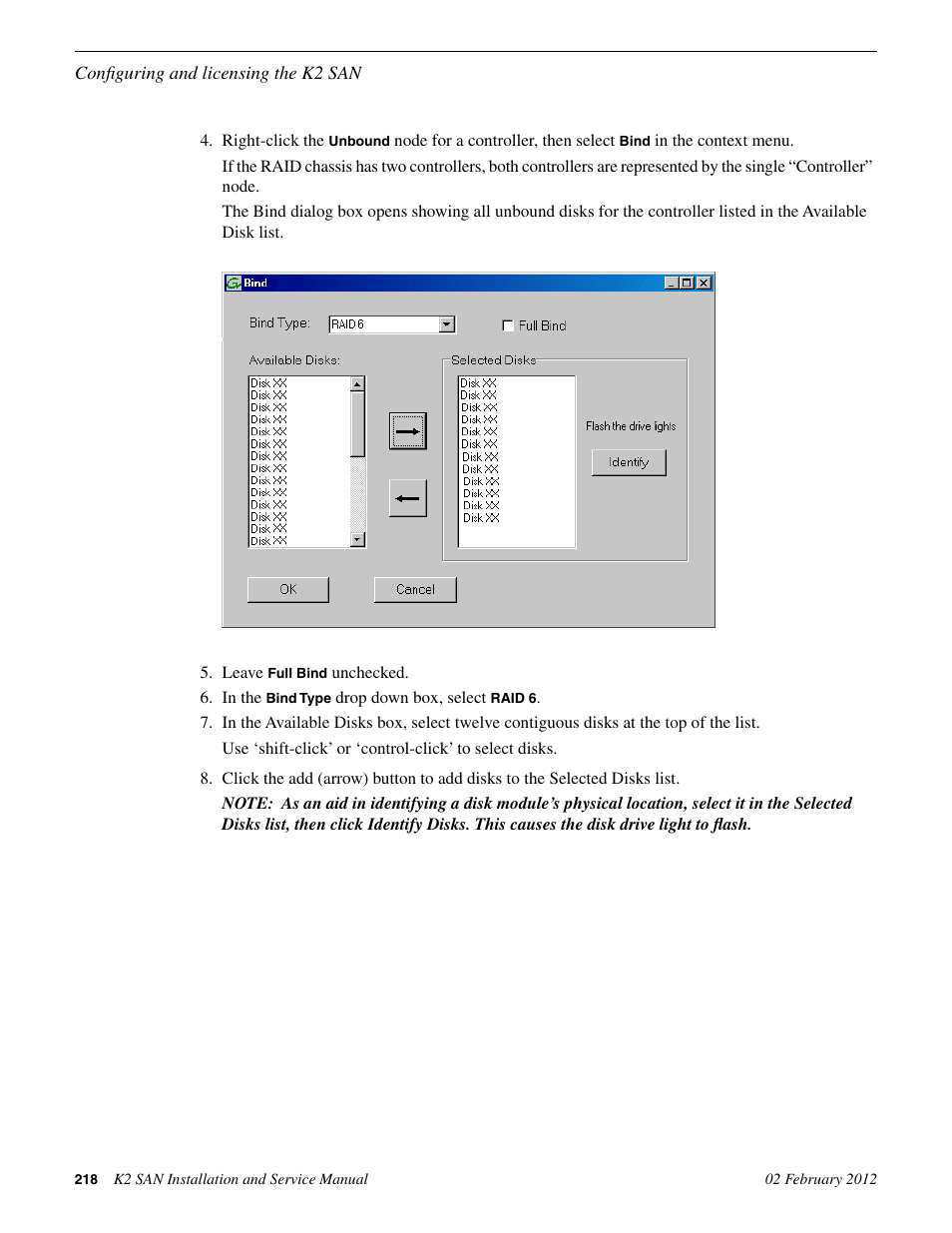 Grass Valley K2 (Summit 3G) 10Gv2 Storage Area Network Installation v.8.1 User Manual | Page 218 / 366