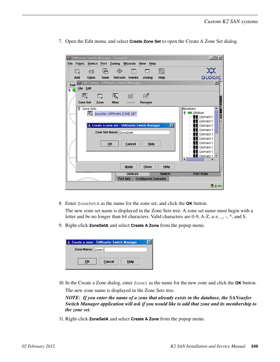 Grass Valley K2 (Summit 3G) 10Gv2 Storage Area Network Installation v.8.1 User Manual | Page 349 / 366