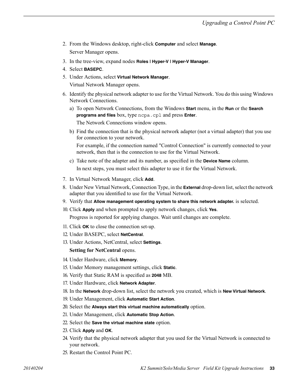 Grass Valley K2 Summit Client v.9.2 User Manual | Page 33 / 49