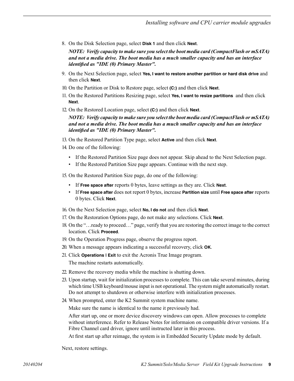 Grass Valley K2 Summit Client v.9.2 User Manual | Page 9 / 49