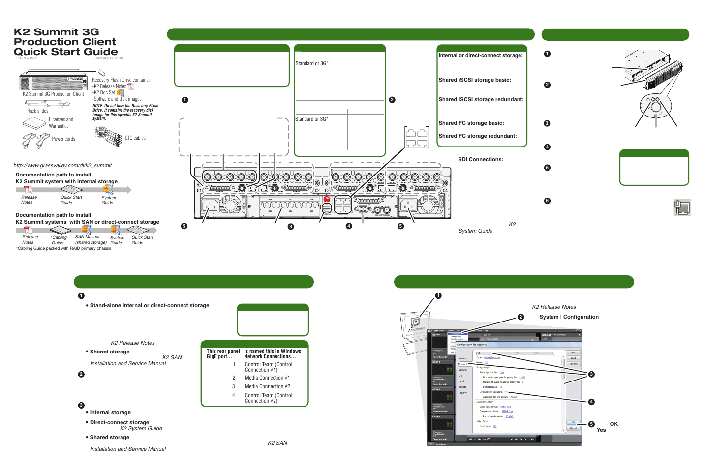 Grass Valley K2 Summit 3G Production Client v.9.2 User Manual | 2 pages