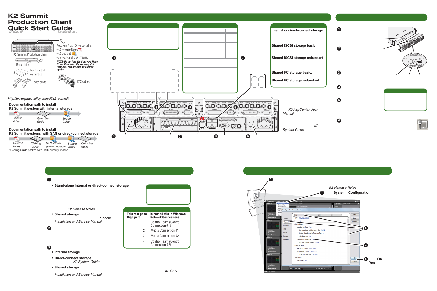 Grass Valley K2 Summit 3G Client v.9.0 User Manual | 2 pages