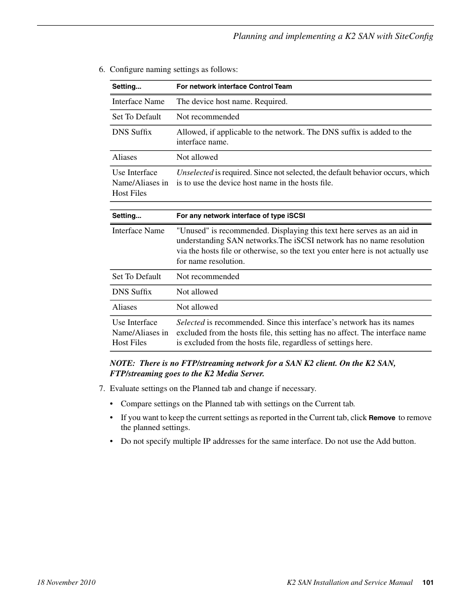 Grass Valley K2 Summit Storage Area Network Installation User Manual | Page 101 / 362