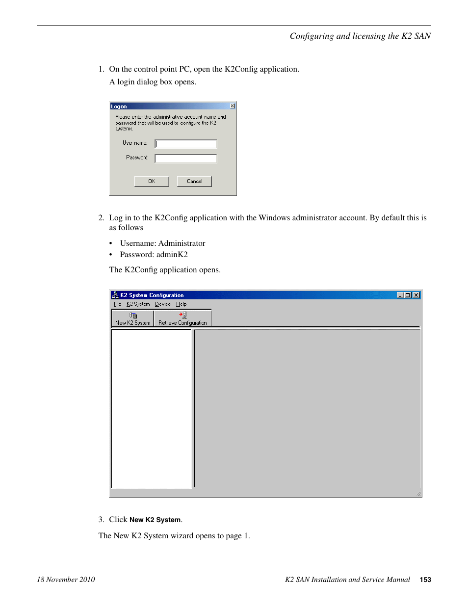 Grass Valley K2 Summit Storage Area Network Installation User Manual | Page 153 / 362