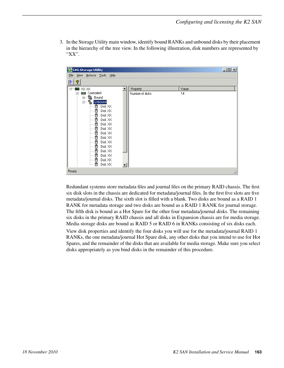 Grass Valley K2 Summit Storage Area Network Installation User Manual | Page 163 / 362