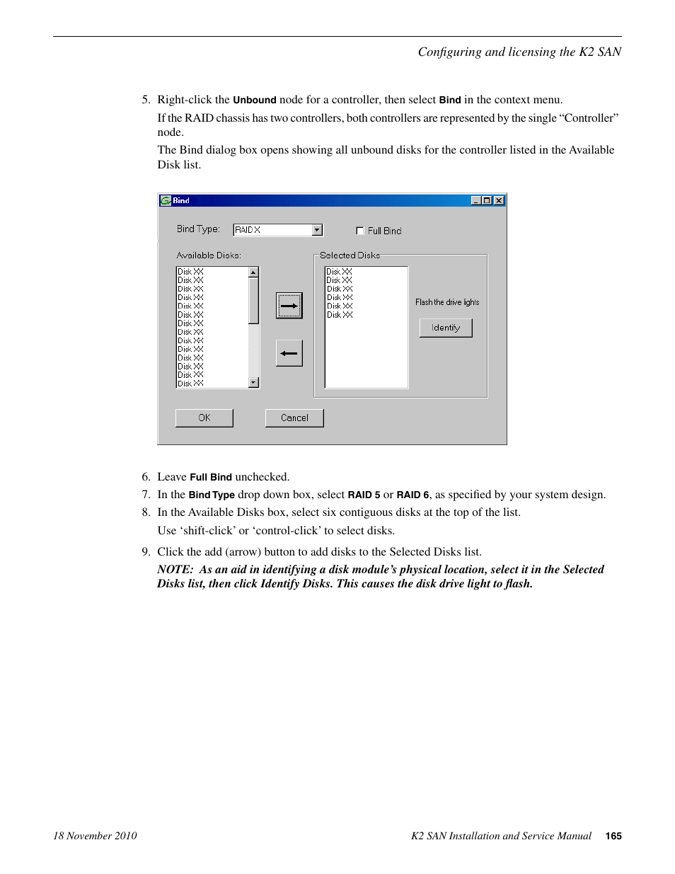 Grass Valley K2 Summit Storage Area Network Installation User Manual | Page 165 / 362