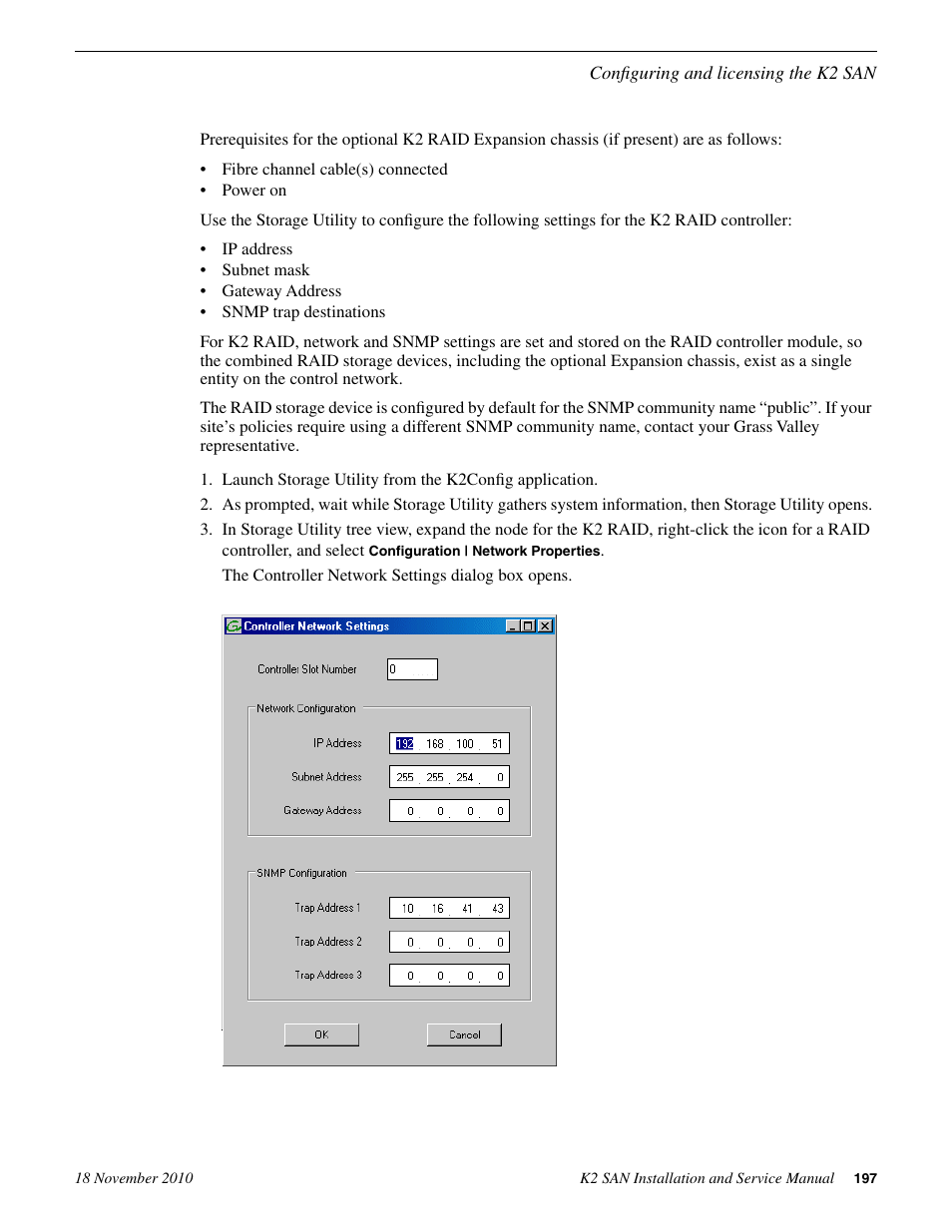 Grass Valley K2 Summit Storage Area Network Installation User Manual | Page 197 / 362