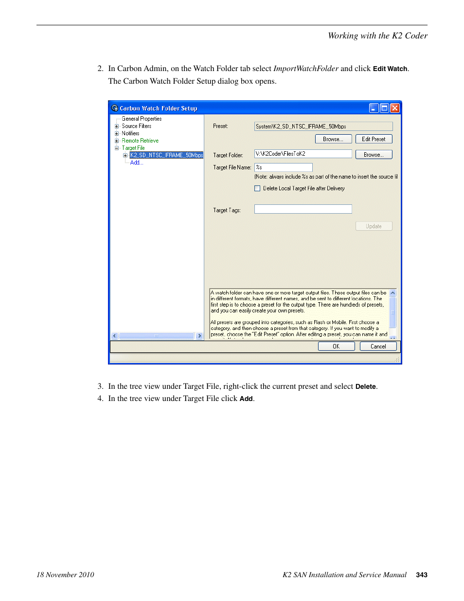 Grass Valley K2 Summit Storage Area Network Installation User Manual | Page 343 / 362