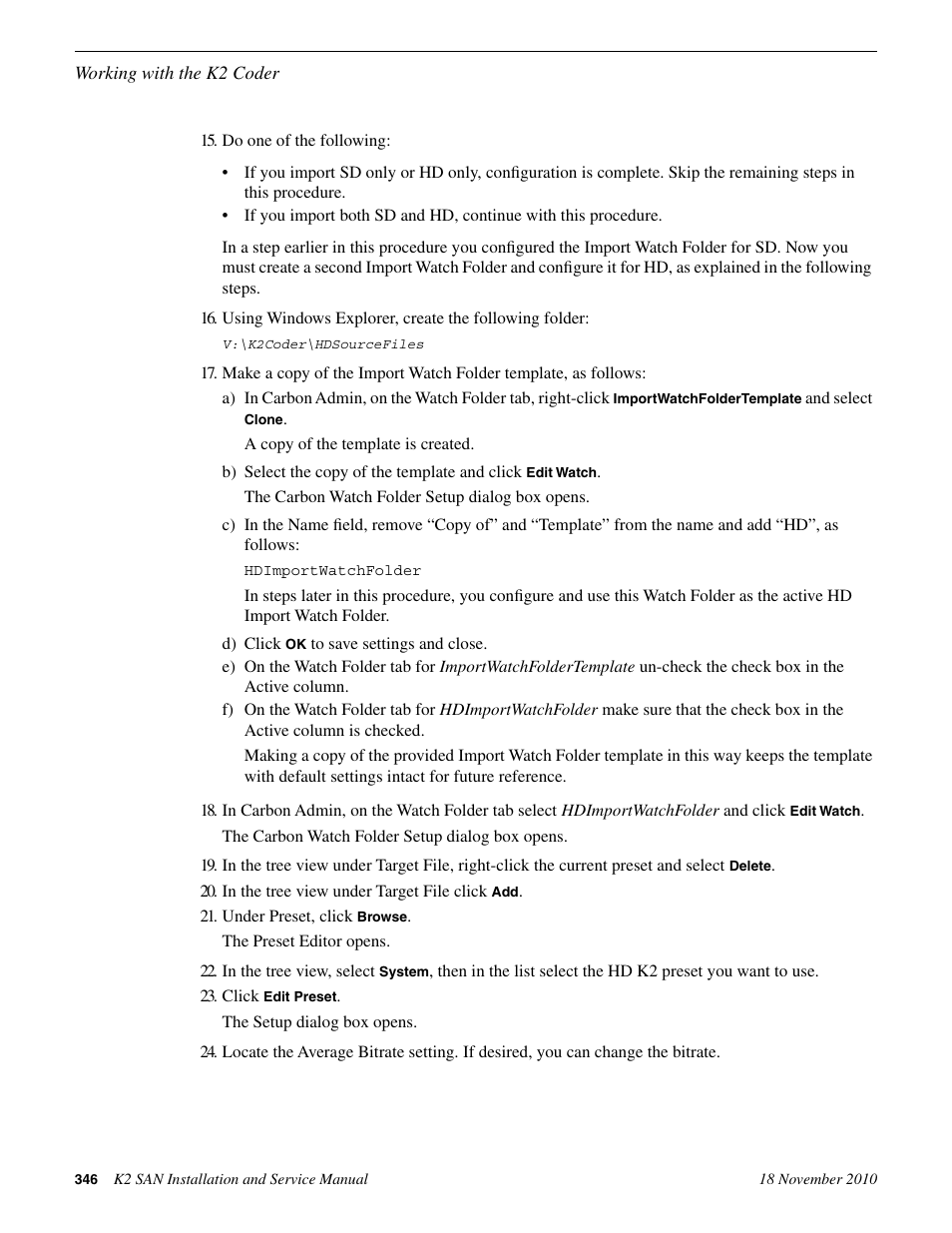 Grass Valley K2 Summit Storage Area Network Installation User Manual | Page 346 / 362