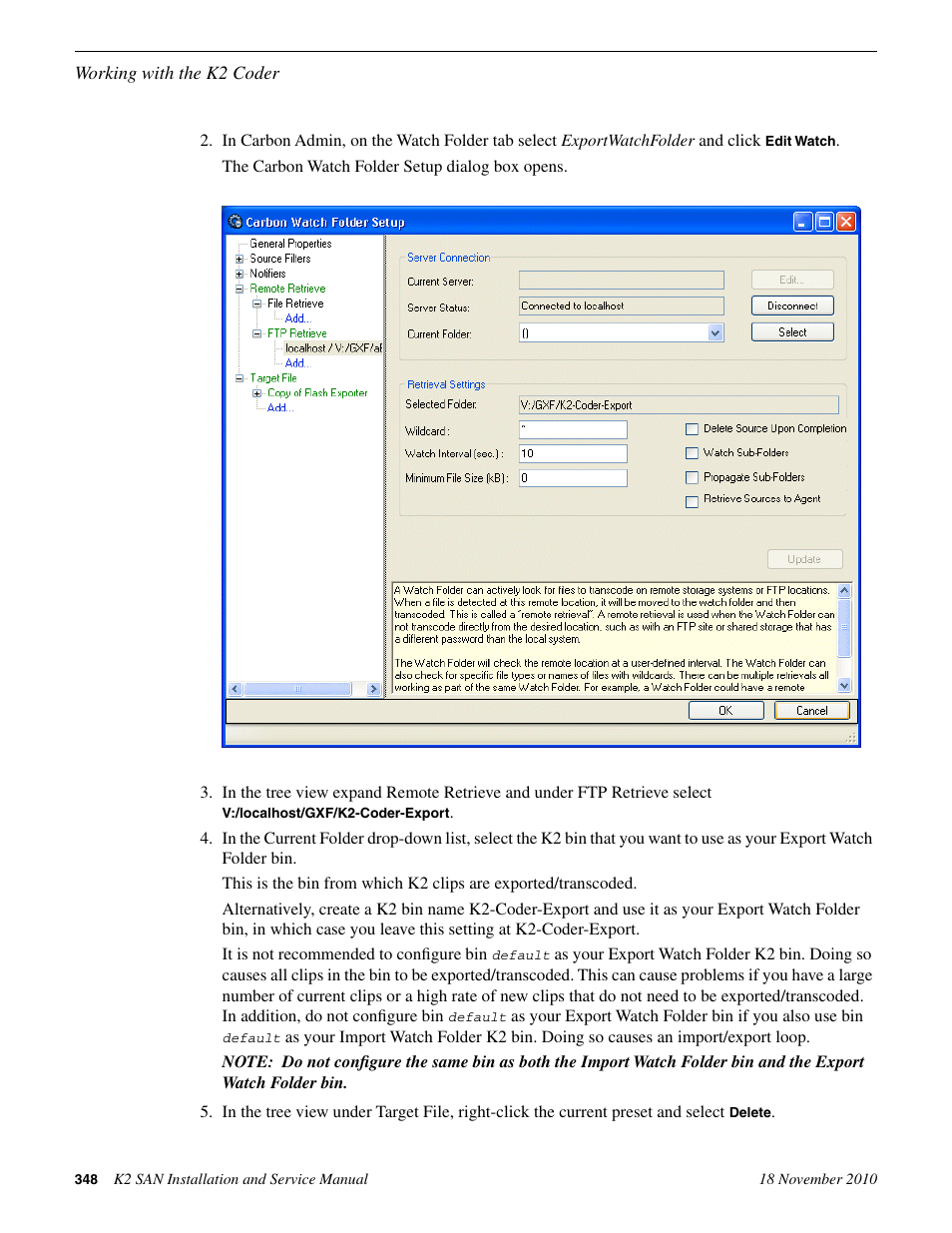 Grass Valley K2 Summit Storage Area Network Installation User Manual | Page 348 / 362