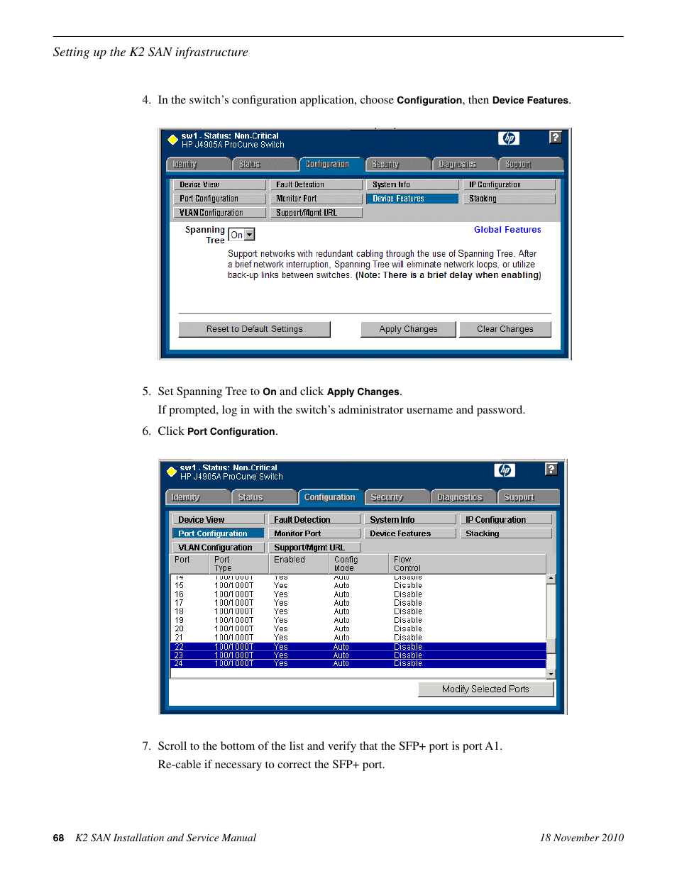 Grass Valley K2 Summit Storage Area Network Installation User Manual | Page 68 / 362