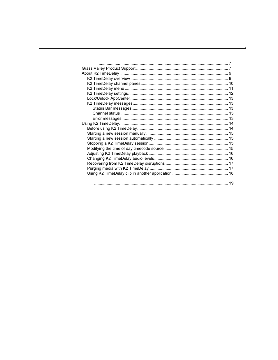 Grass Valley K2 TimeDelay Application v.7.1 User Manual | Page 5 / 20