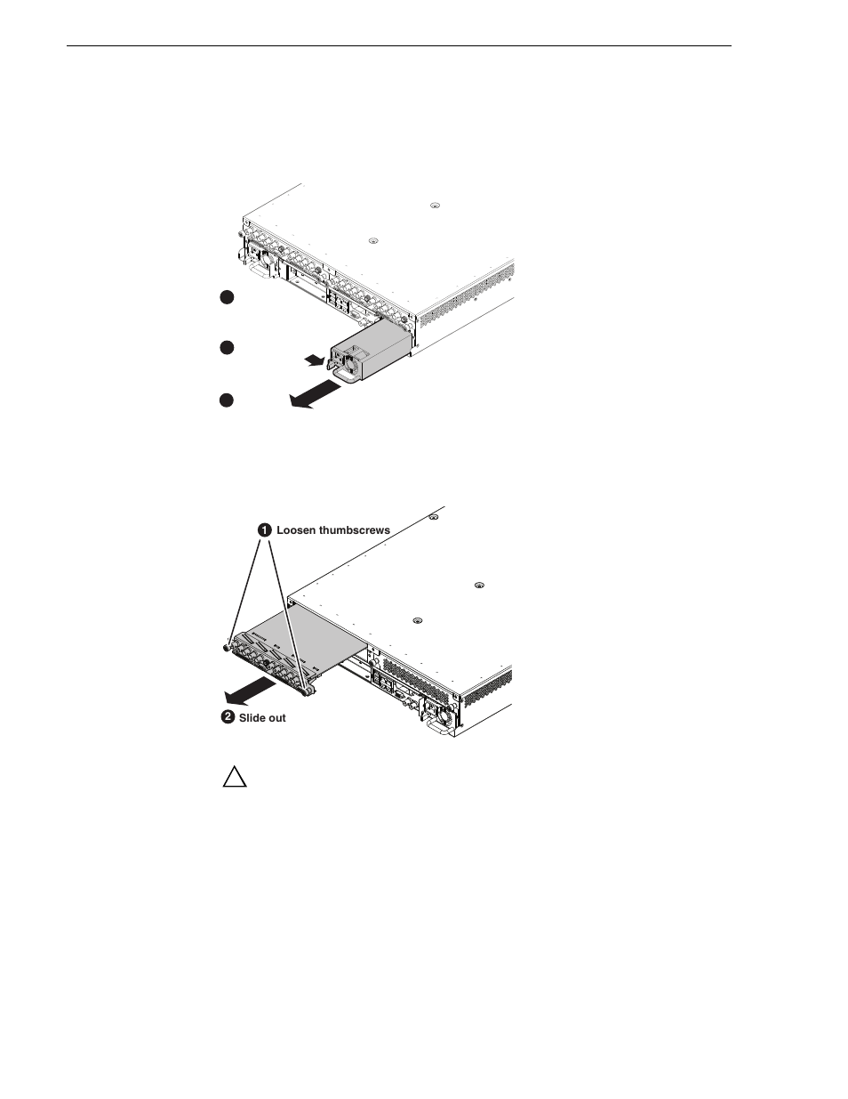 Power supply module removal, Codec module removal, Power supply module removal codec module removal | Codec module | Grass Valley K2 Summit Client Service Manual May.14 2010 User Manual | Page 96 / 108