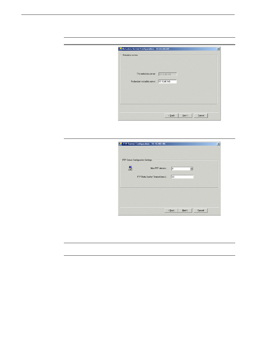 Configuring the redundant server b | Grass Valley K2 Summit Storage Area Network v.7.1 User Manual | Page 185 / 505