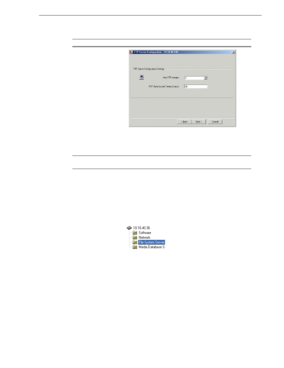 Configuring optional nh servers | Grass Valley K2 Summit Storage Area Network v.7.1 User Manual | Page 270 / 505