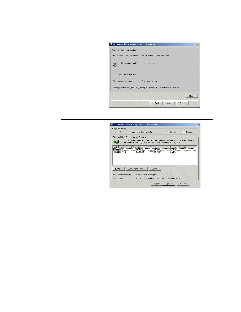 Configuring server 2 | Grass Valley K2 Summit Storage Area Network v.7.1 User Manual | Page 290 / 505