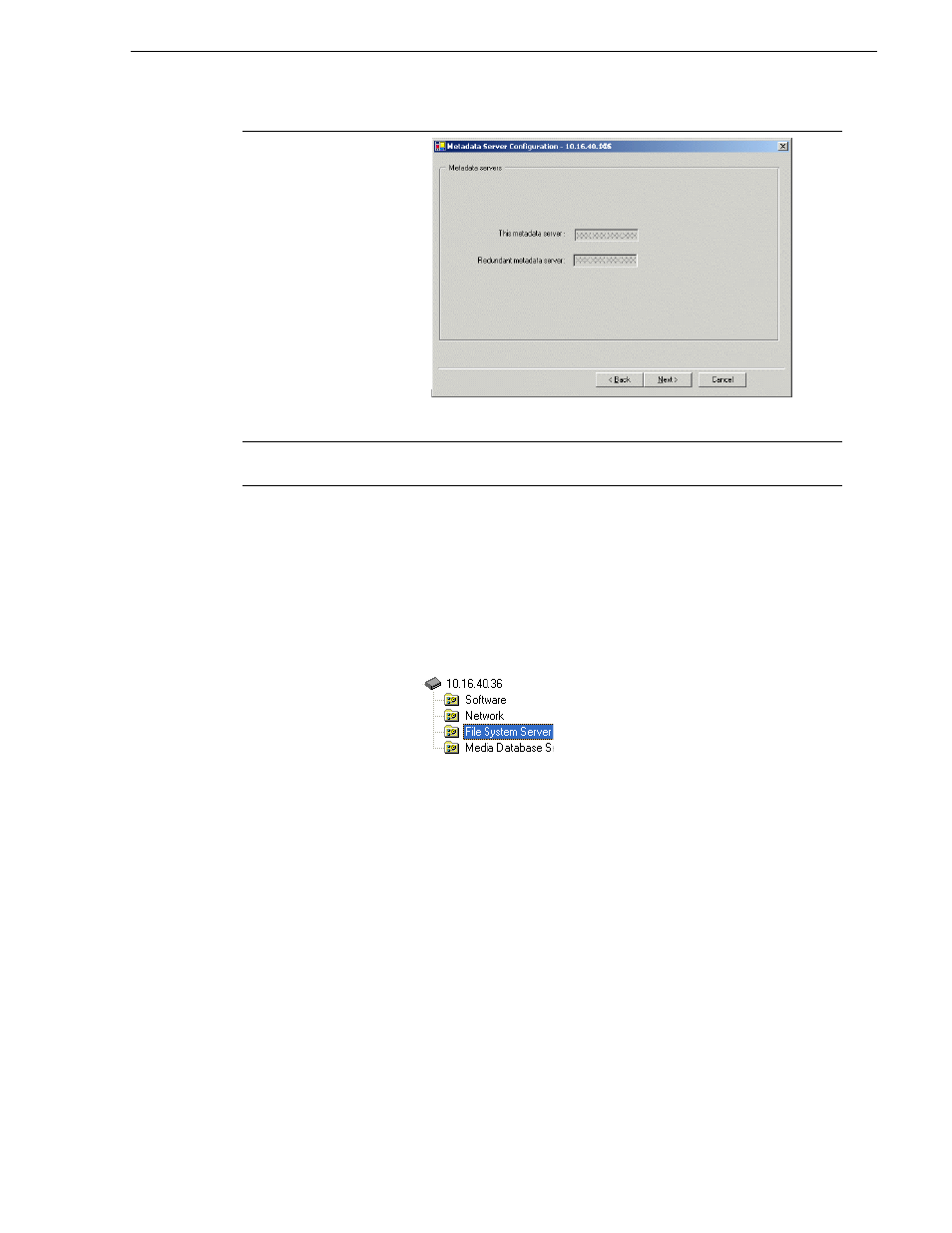 Configuring server 2a | Grass Valley K2 Summit Storage Area Network v.7.1 User Manual | Page 314 / 505
