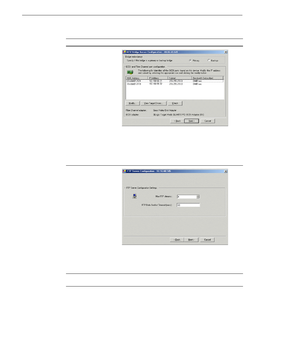 Configuring the redundant server 2b | Grass Valley K2 Summit Storage Area Network v.7.1 User Manual | Page 317 / 505