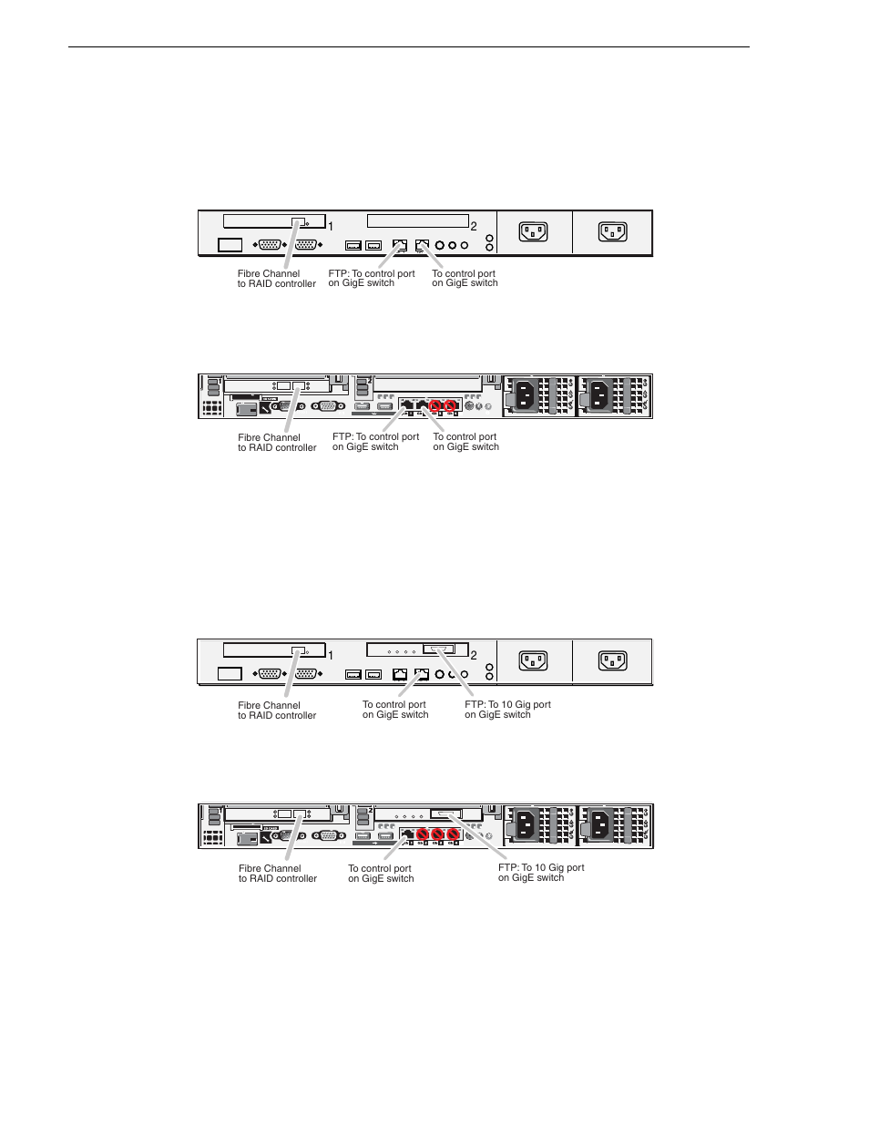 Chapter 3 cabling k2 san devices | Grass Valley K2 Summit Storage Area Network v.7.1 User Manual | Page 72 / 505