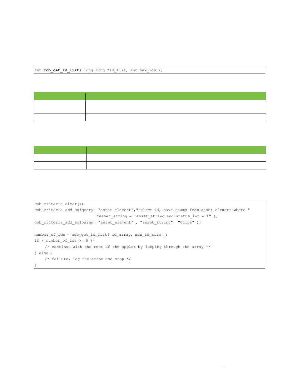 Grass Valley K2 TX/MAM Database Protocol Manual v.2.2 User Manual | Page 14 / 38