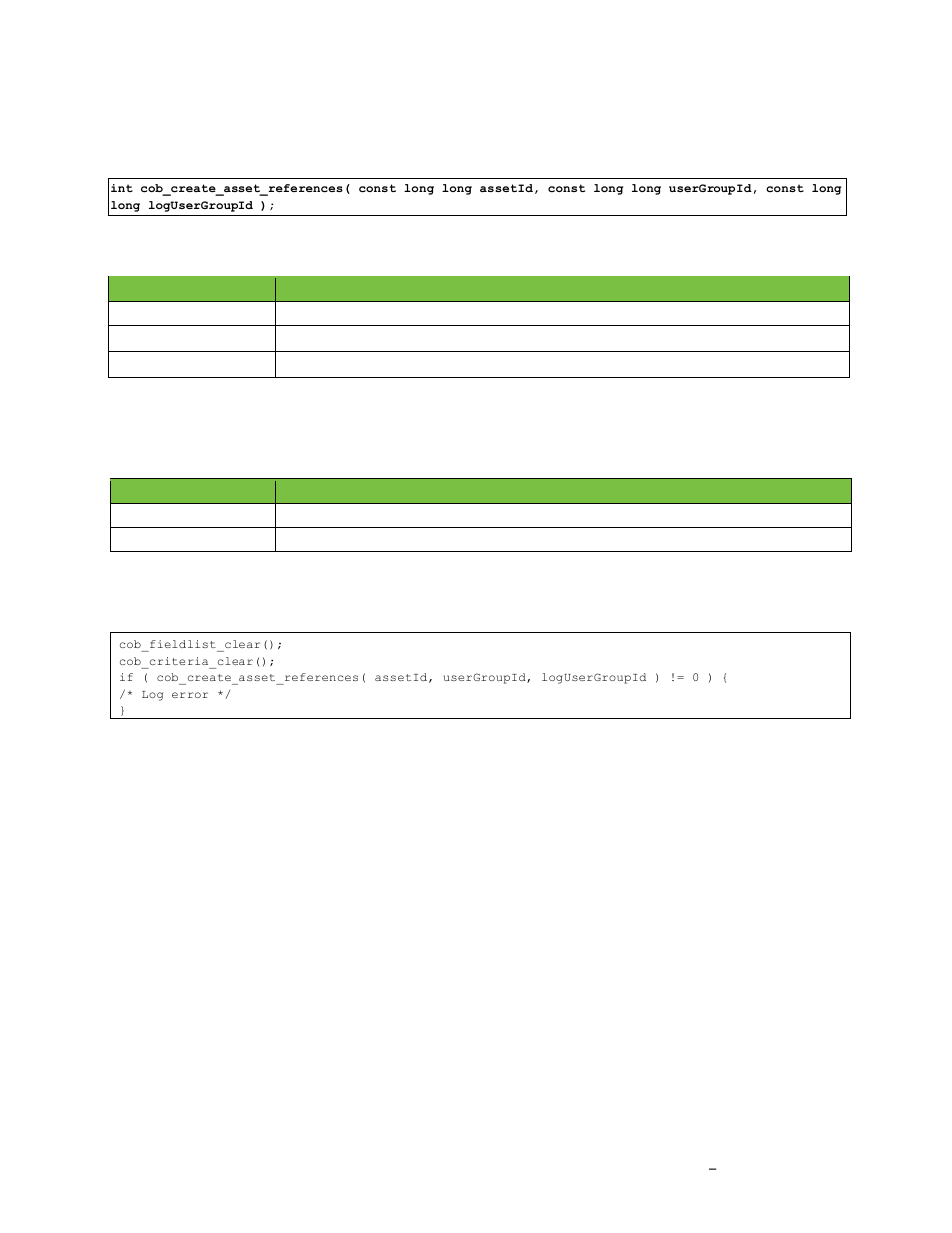 Database | Grass Valley K2 TX/MAM Database Protocol Manual v.2.2 User Manual | Page 27 / 38