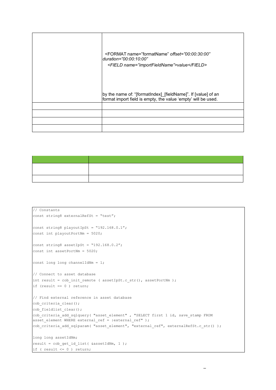 Grass Valley K2 TX/MAM Database Protocol Manual v.2.2 User Manual | Page 34 / 38