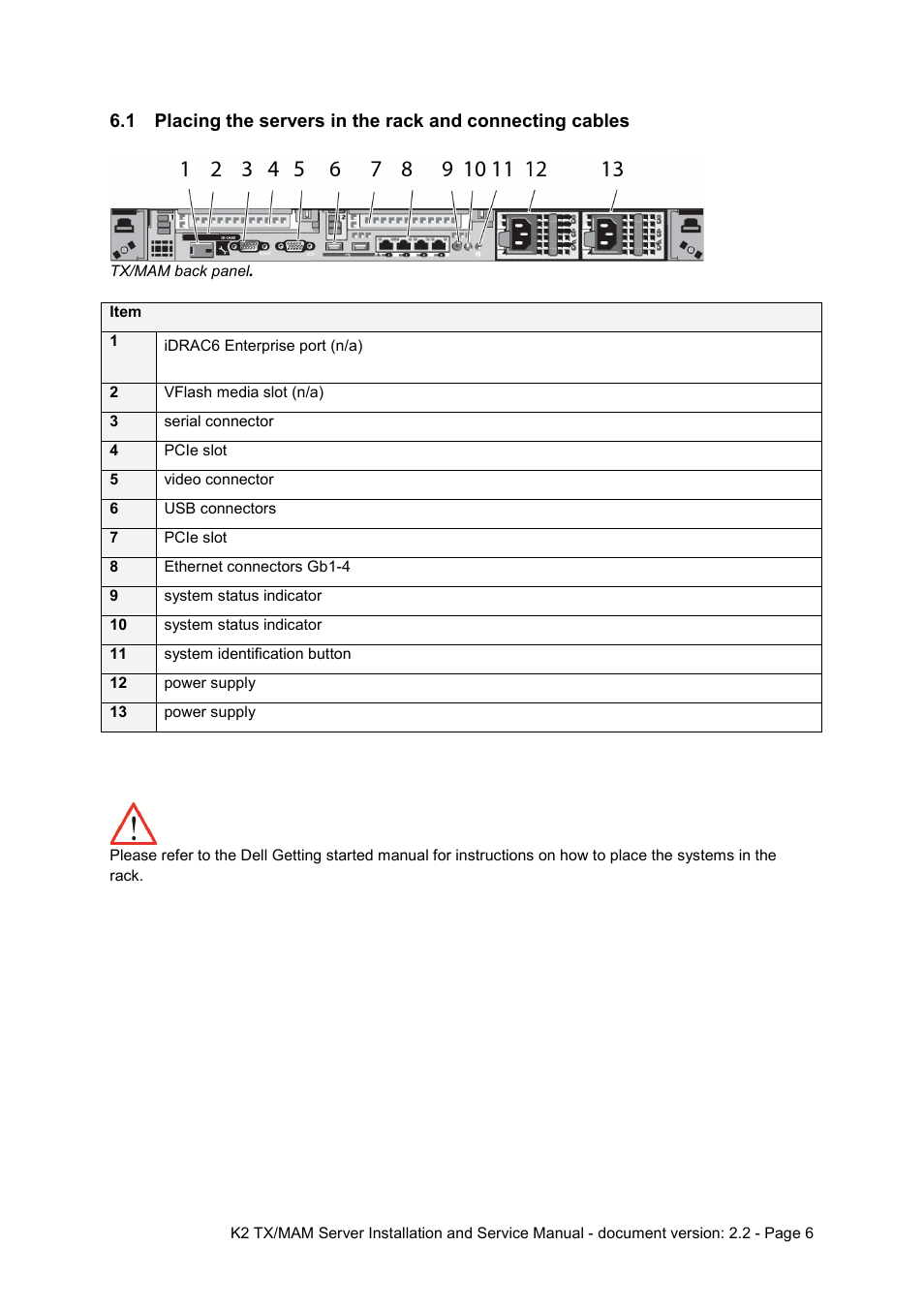 Grass Valley K2 TX/MAM Server Installation v.2.2 User Manual | Page 6 / 16