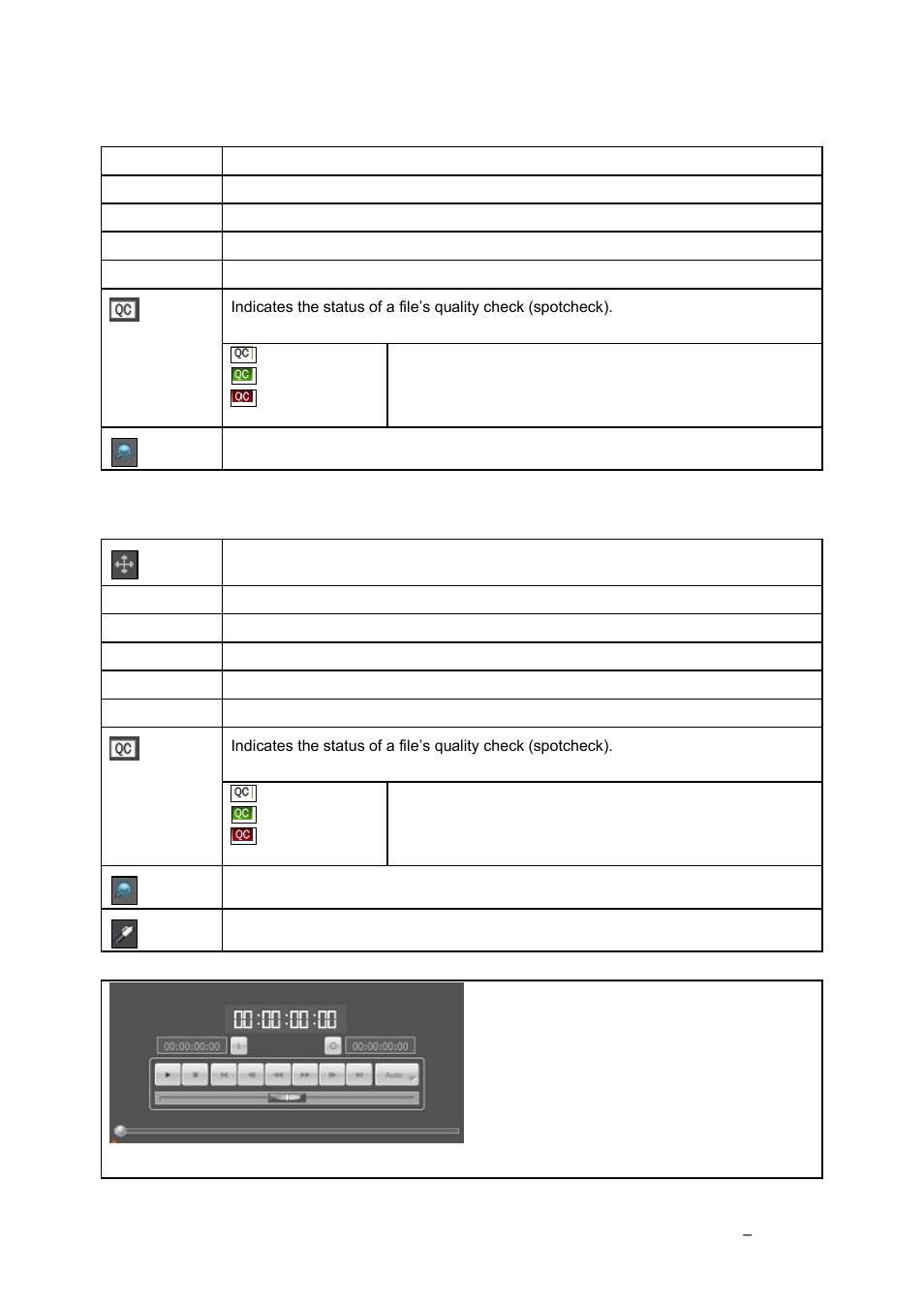 Essences tab, Spotcheck tab | Grass Valley K2 TX/MAM User Manual v.2.4 User Manual | Page 57 / 71